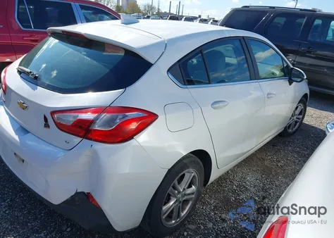 2017 Chevrolet Cruze Lt Auto из США, поврежденный, VIN 3G1BE6SM4HS570996